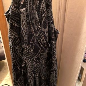 Woman within 3x paisley sundress